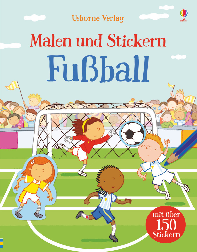 Cover: 9781782327493 | Malen und Stickern: Fußball | Mit über 150 Stickern | Sam Taplin