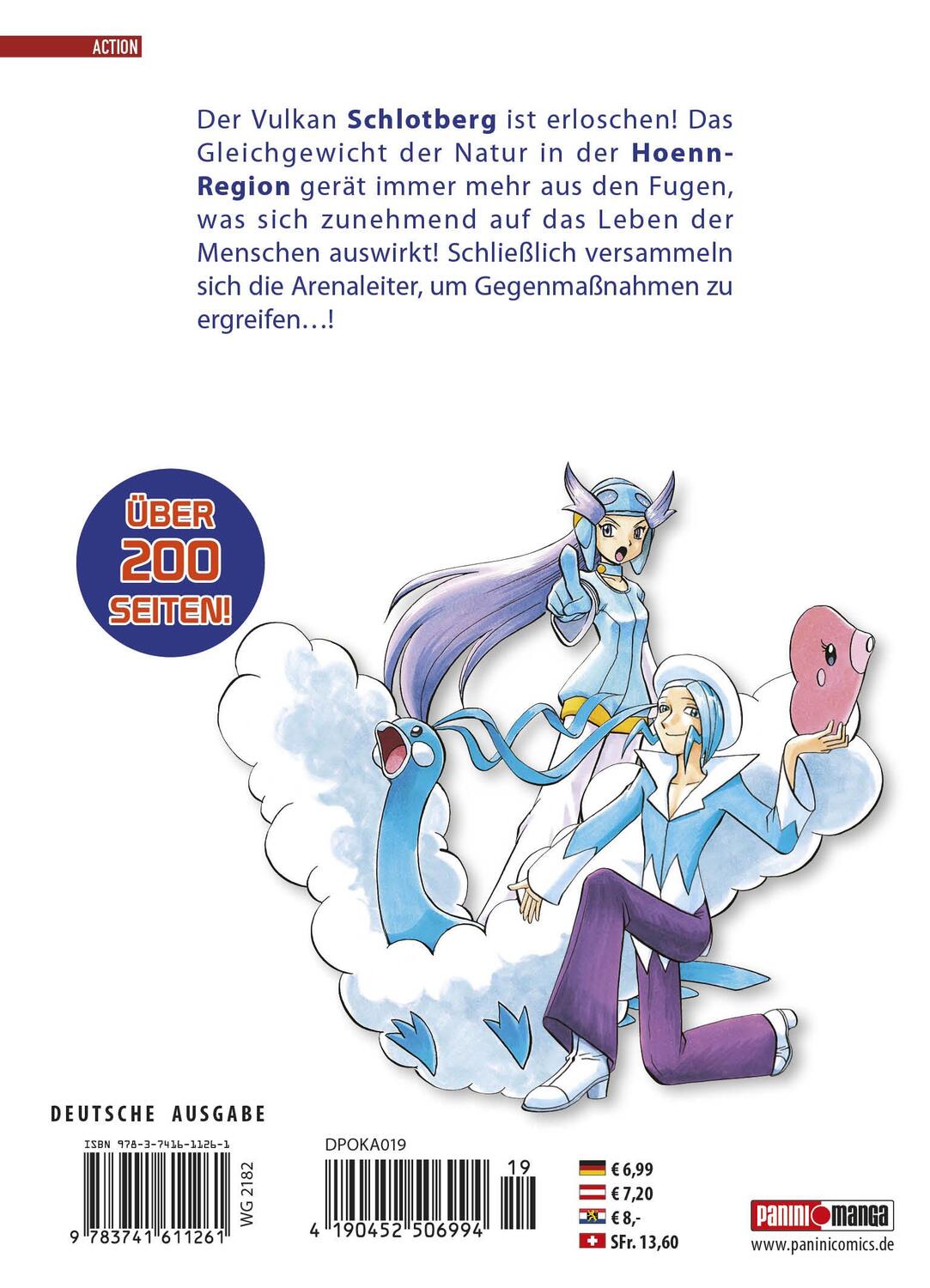 Rückseite: 9783741611261 | Pokémon - Die ersten Abenteuer | Bd. 19: Rubin und Saphir | Buch