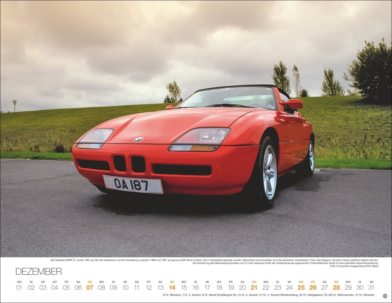 Bild: 9783756405169 | Legendäre Autos Posterkalender 2025 | Kalender | Spiralbindung | 14 S.