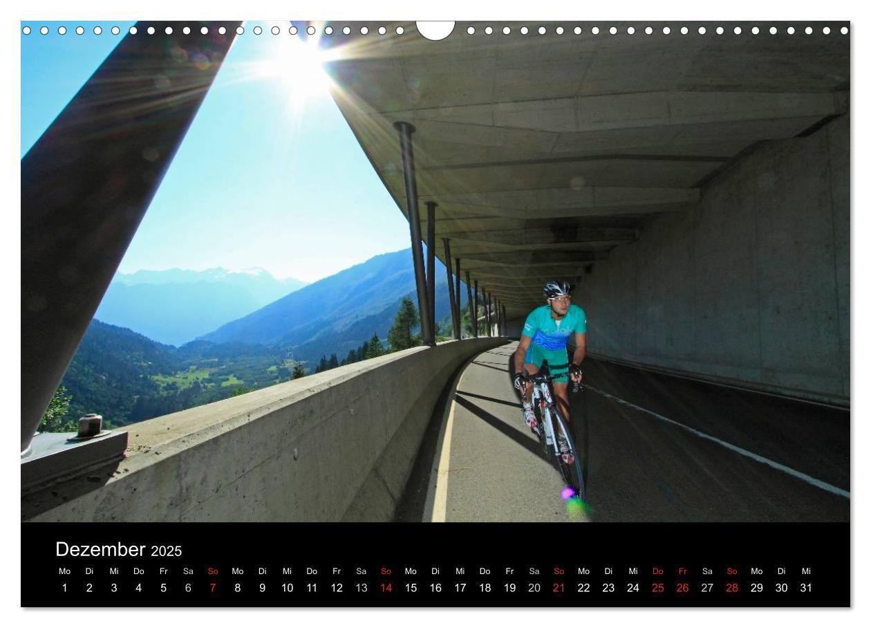 Bild: 9783435833917 | Alpenpässe auf dem Rennrad Vol. 1 (Wandkalender 2025 DIN A3 quer),...