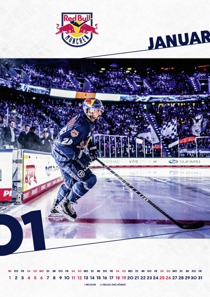 Bild: 9783710501012 | EHC Red Bull München 2025 - Fankalender | Kalender | Spiralbindung