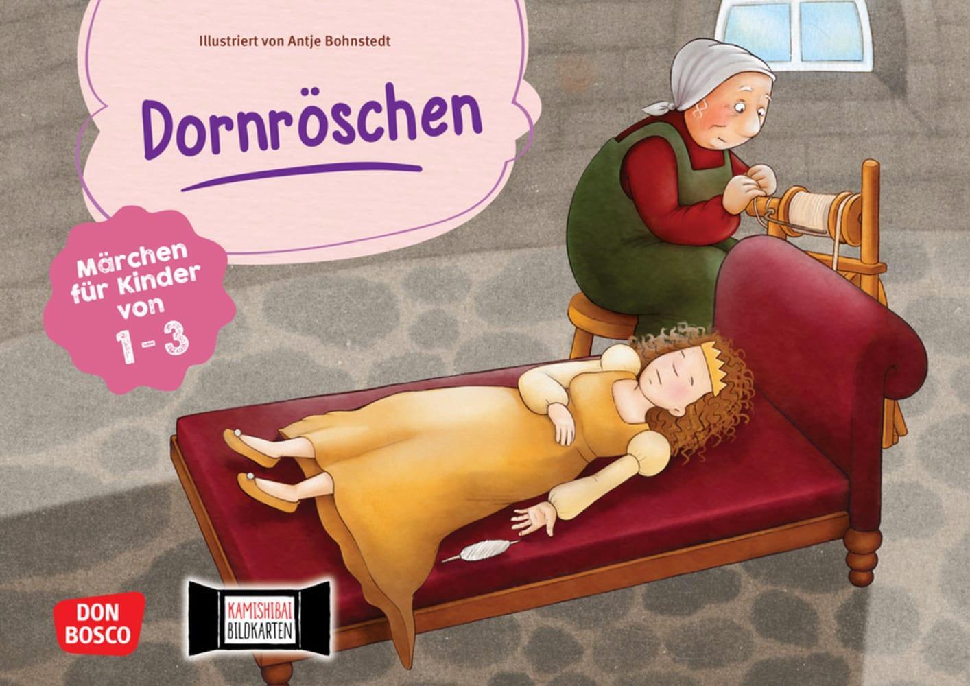 Cover: 4260179517365 | Dornröschen. Kamishibai Bildkartenset | Brüder Grimm | Box | 7 S.
