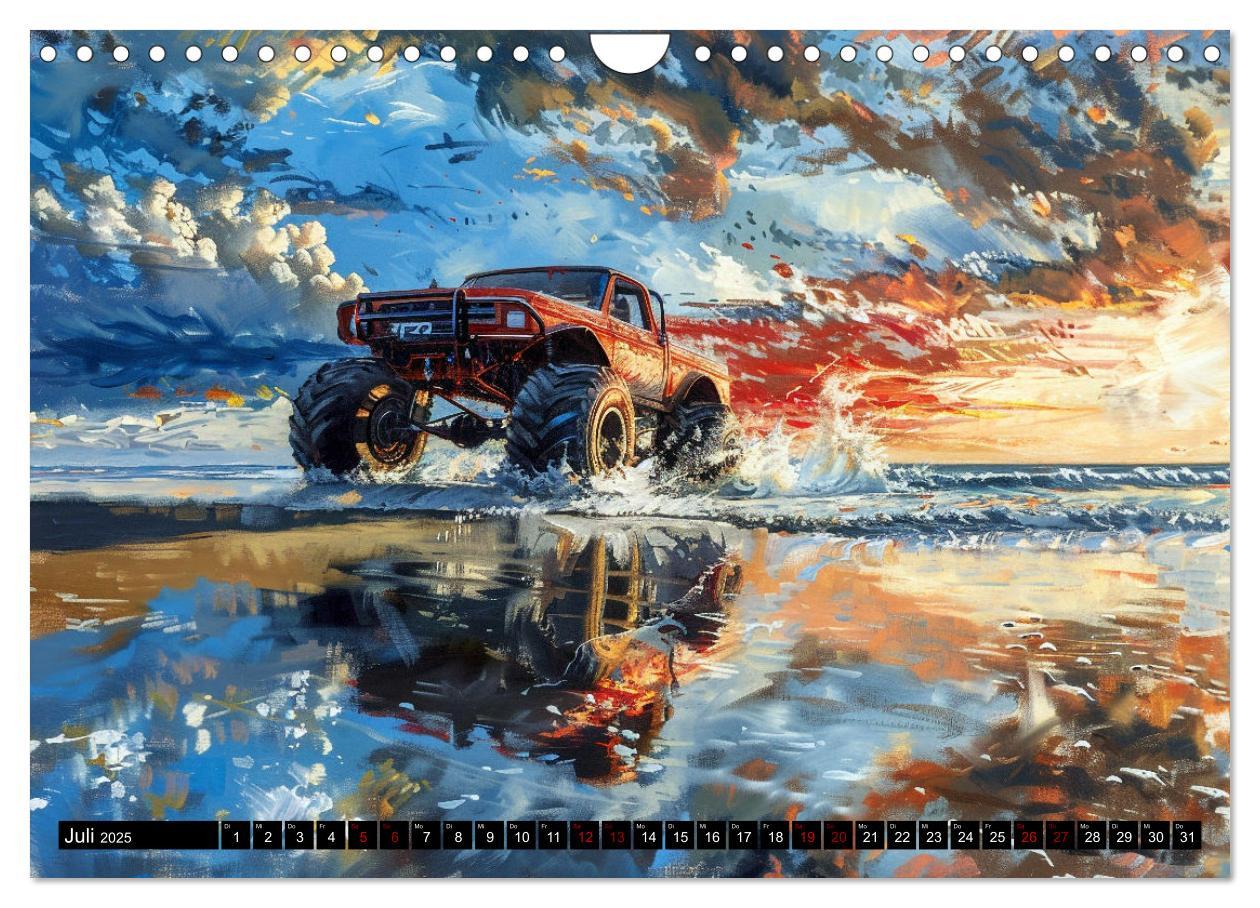 Bild: 9783383822322 | Wilde Monstertrucks (Wandkalender 2025 DIN A4 quer), CALVENDO...