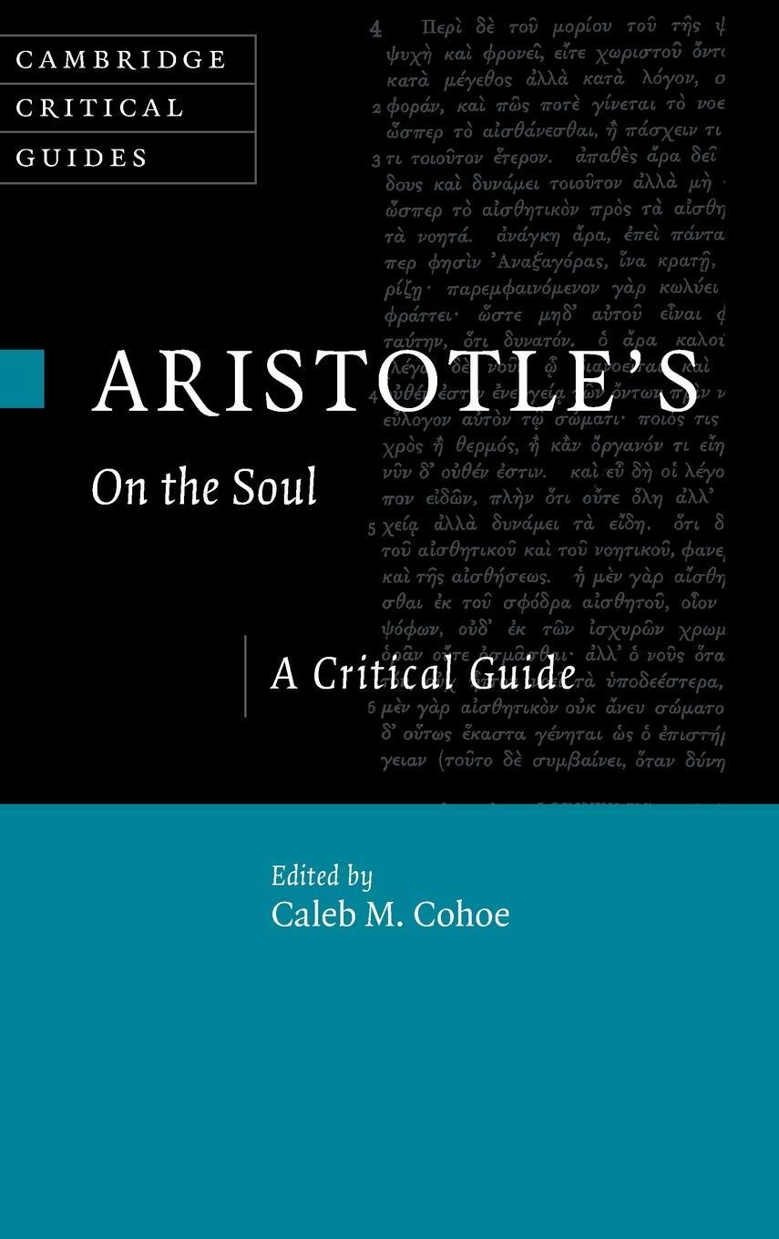 Cover: 9781108485838 | Aristotle's On the Soul | Caleb Cohoe | Buch | Englisch | 2021