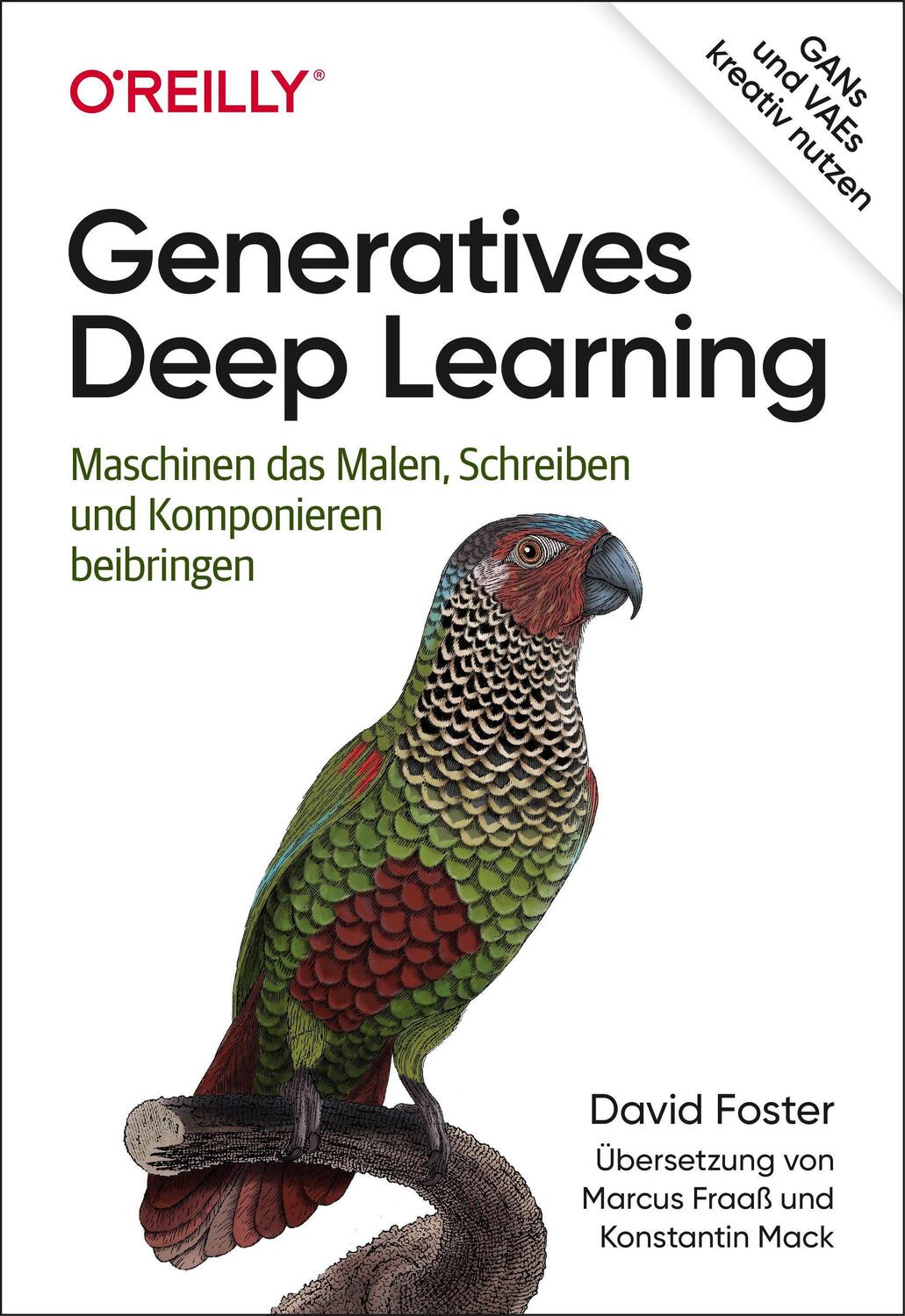 Cover: 9783960091288 | Generatives Deep Learning | David Foster | Taschenbuch | Animals