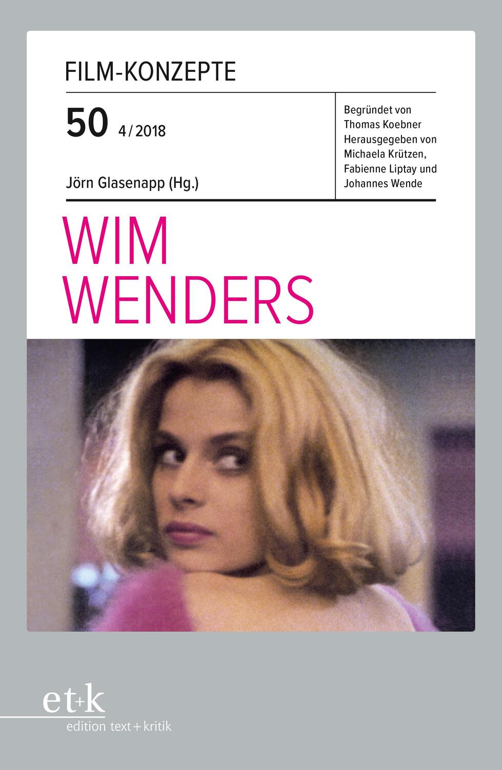 Cover: 9783869166551 | Wim Wenders | Taschenbuch | Film-Konzepte | 126 S. | Deutsch | 2018