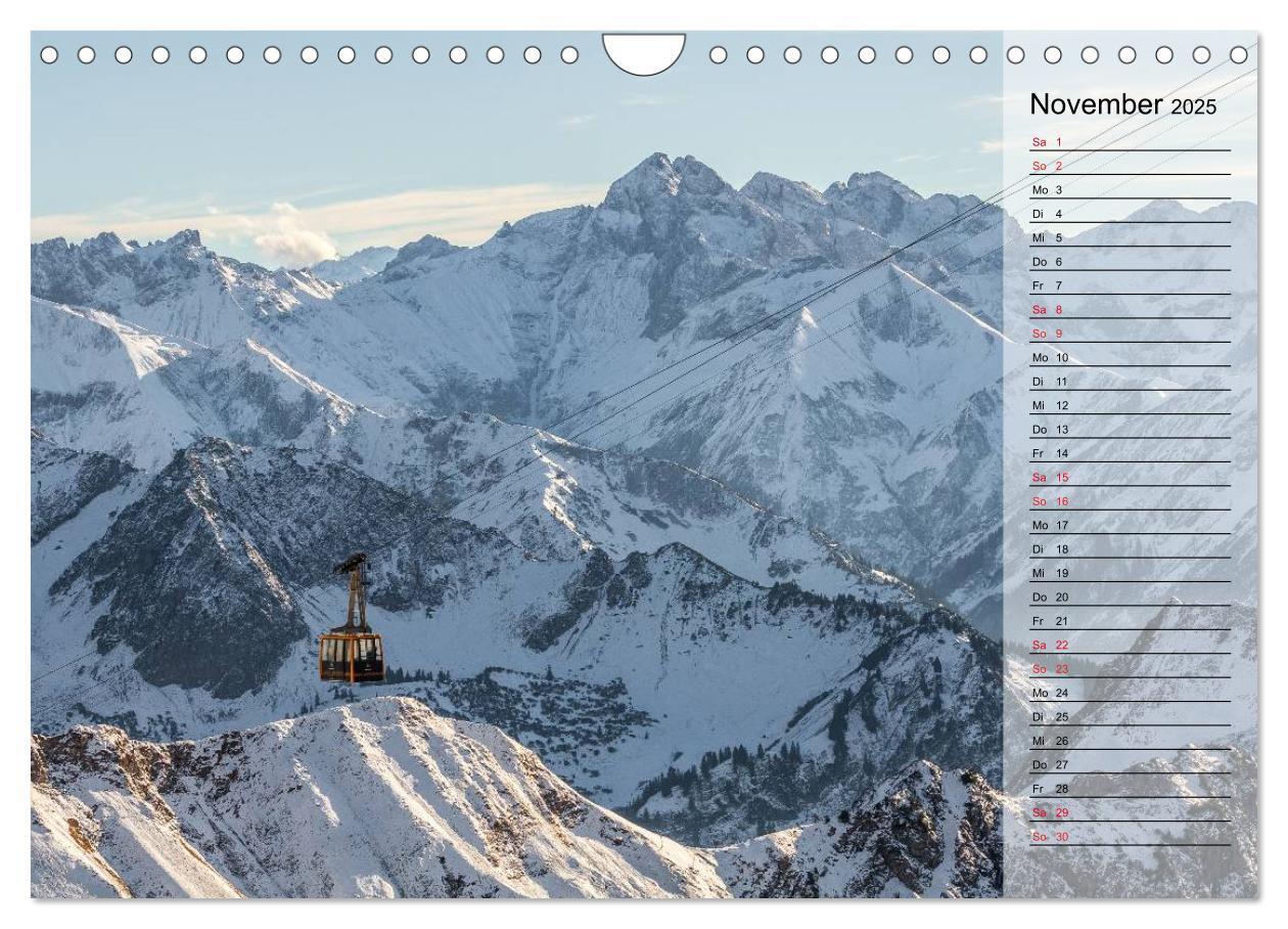 Bild: 9783435808267 | Das Oberstdorfer Allgäu (Wandkalender 2025 DIN A4 quer), CALVENDO...