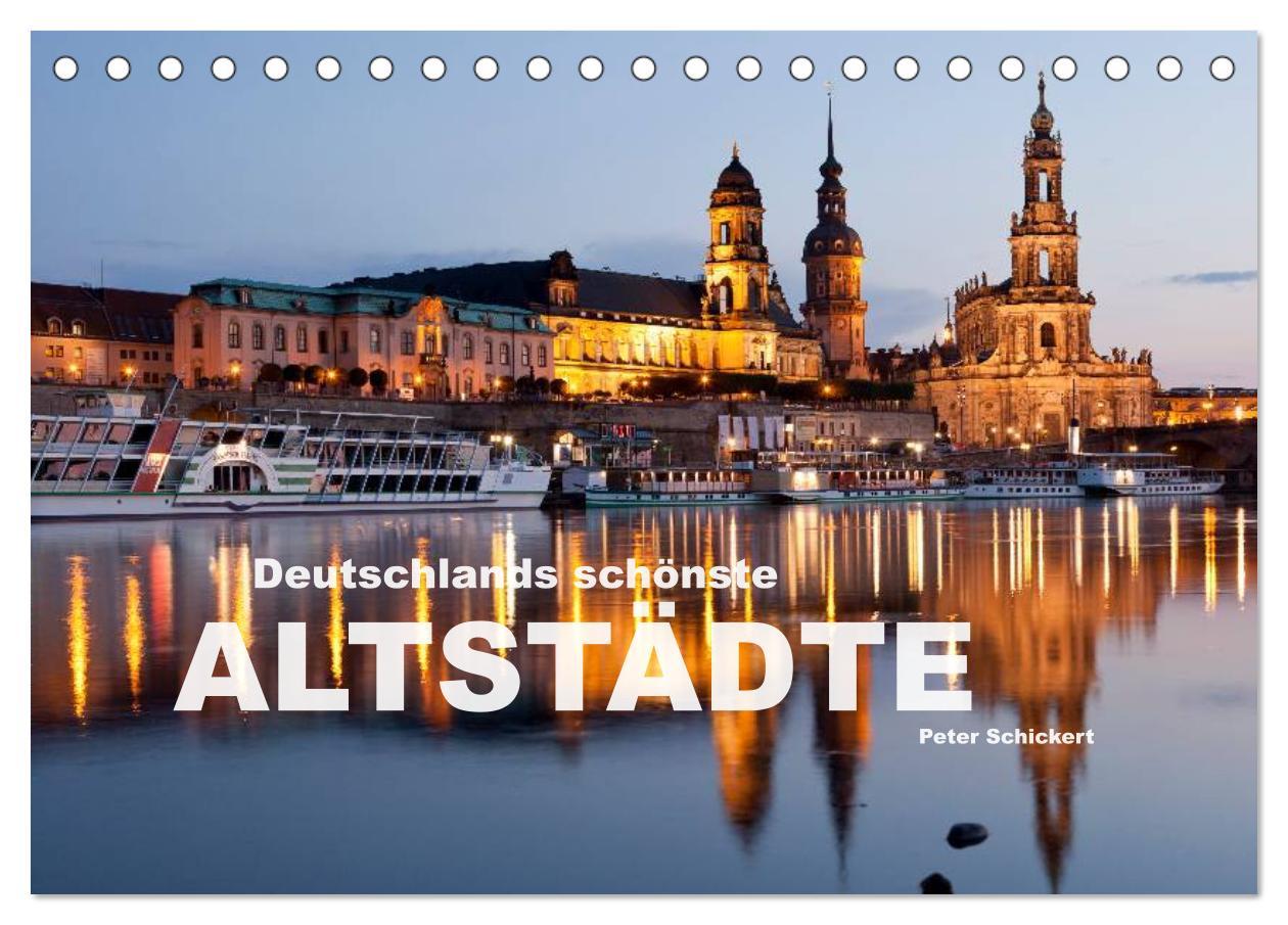 Cover: 9783435170456 | Deutschlands schönste Altstädte (Tischkalender 2025 DIN A5 quer),...