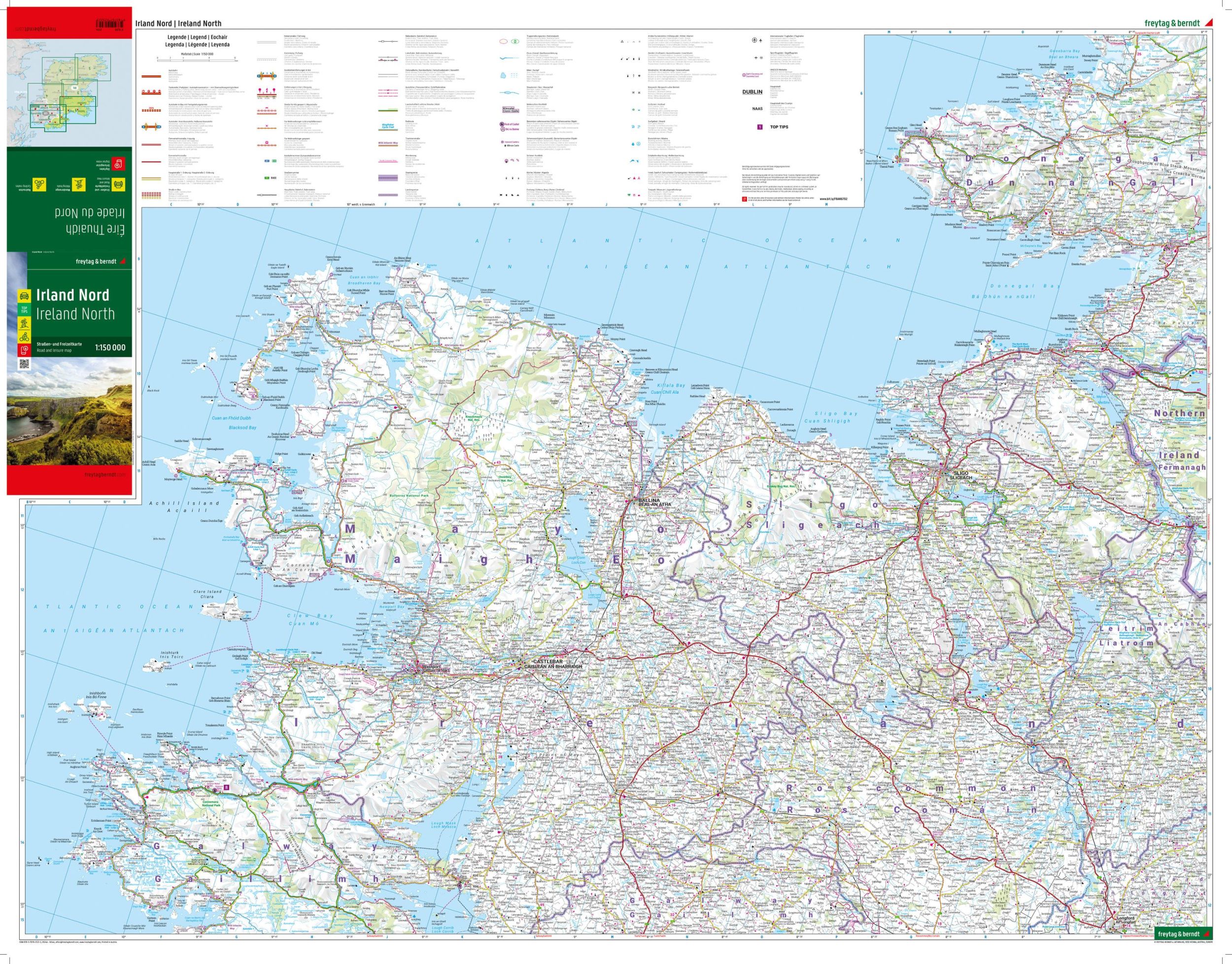 Bild: 9783707923223 | Irland, Straßen- und Freizeitkarten-Set 1:150.000, freytag &amp; berndt