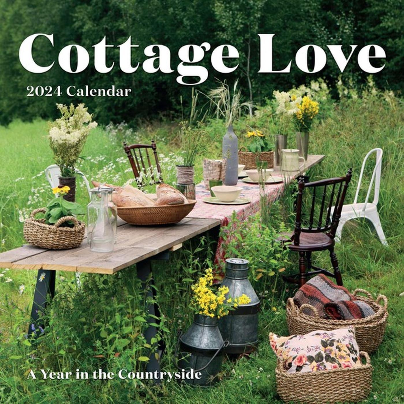 Cover: 9781523518647 | Cottage Love Wall Calendar 2024 | A Year in the Countryside | Kalender