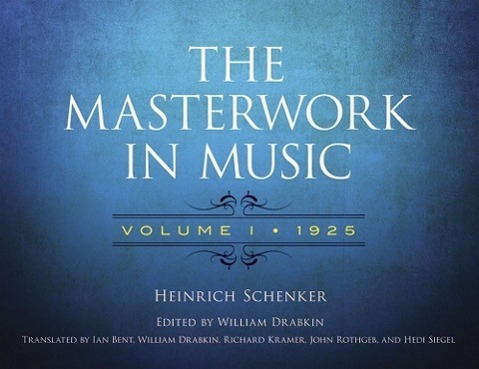 Cover: 800759780020 | The Masterwork in Music: Volume I, 1925 | Volume 1 | Schenker (u. a.)