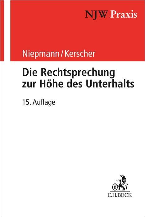 Cover: 9783406785665 | Die Rechtsprechung zur Höhe des Unterhalts | Birgit Niepmann (u. a.)