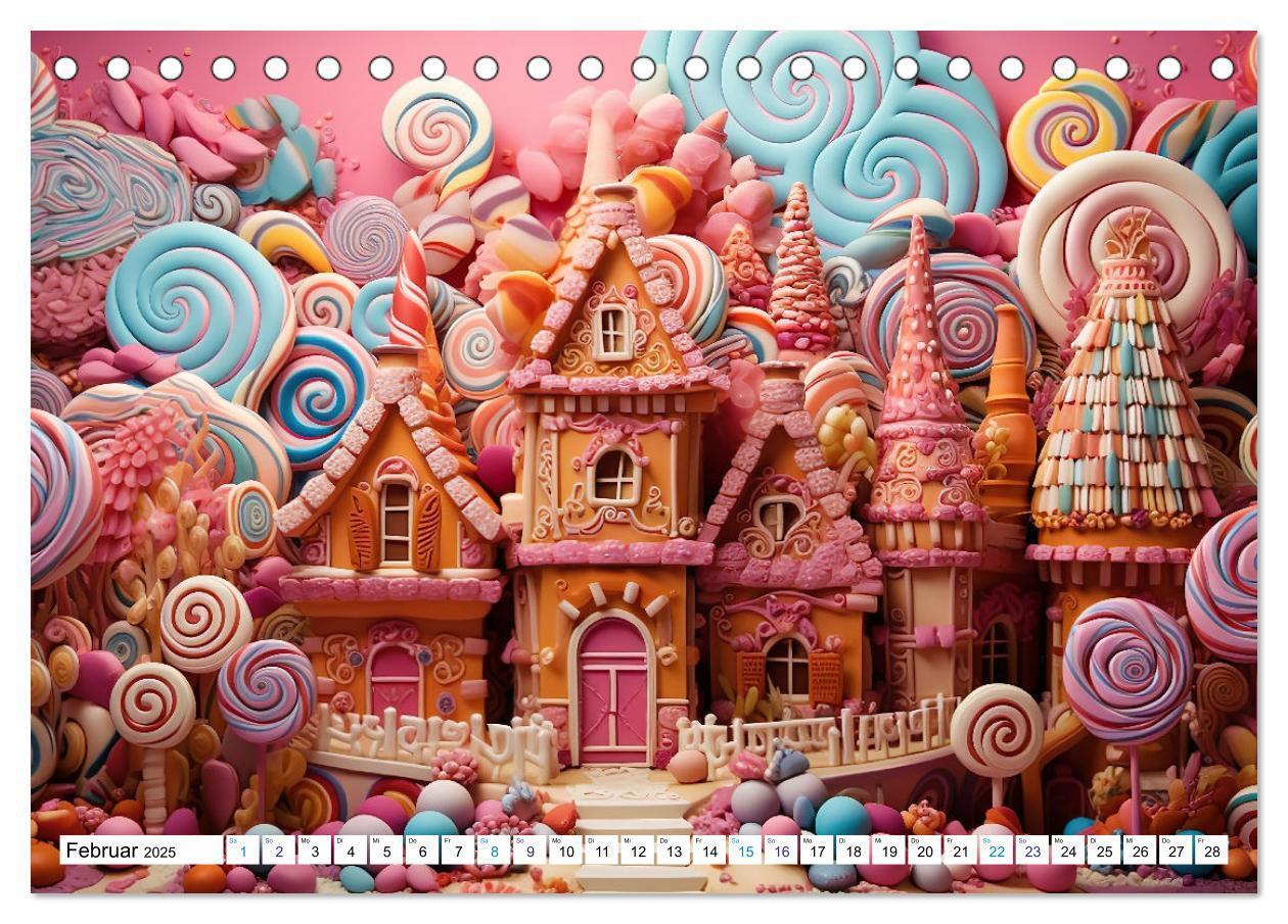 Bild: 9783383814747 | Zuckerträume im Candyland (Tischkalender 2025 DIN A5 quer),...