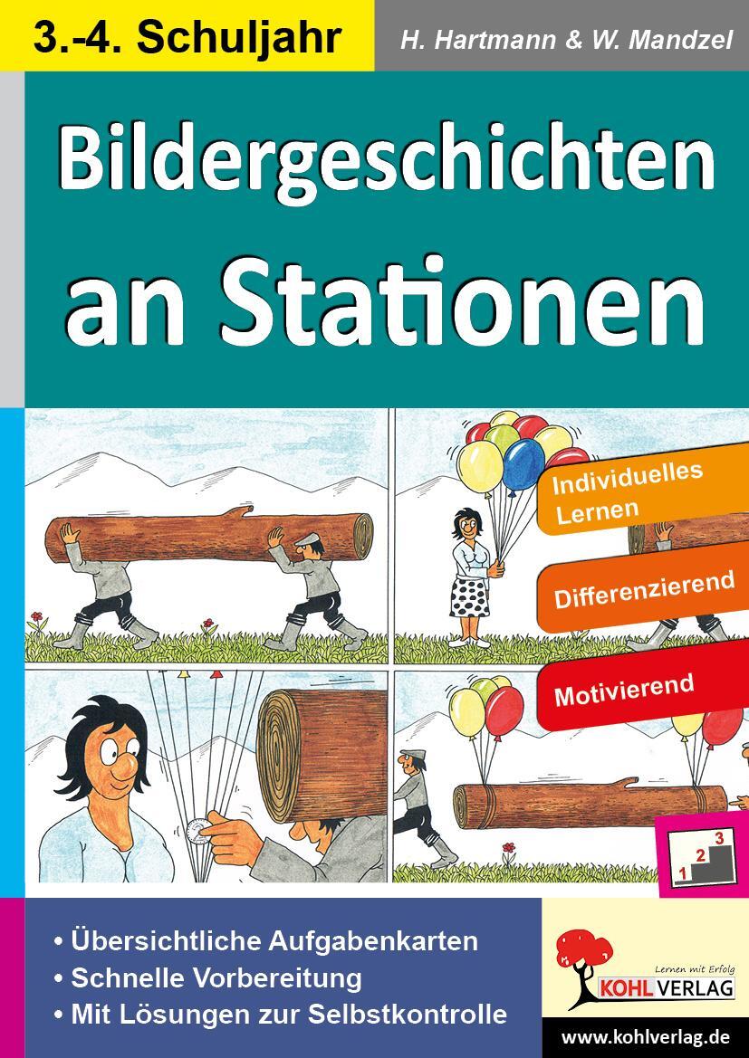 Cover: 9783956867057 | Bildergeschichten an Stationen | 3.-4. Schuljahr | Hartmann (u. a.)