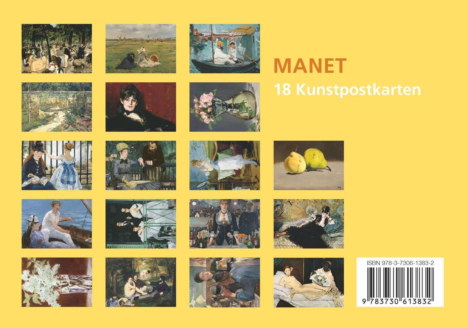 Bild: 9783730613832 | Postkarten-Set Édouard Manet | Taschenbuch | Anaconda Postkarten