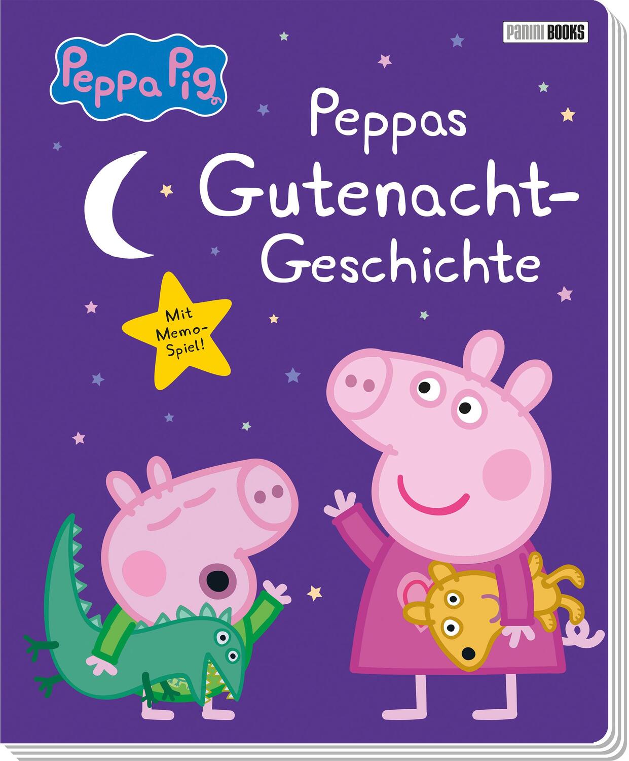 Cover: 9783833244322 | Peppa Pig: Peppas Gutenachtgeschichte | Pappbilderbuch mit Memo-Spiel!