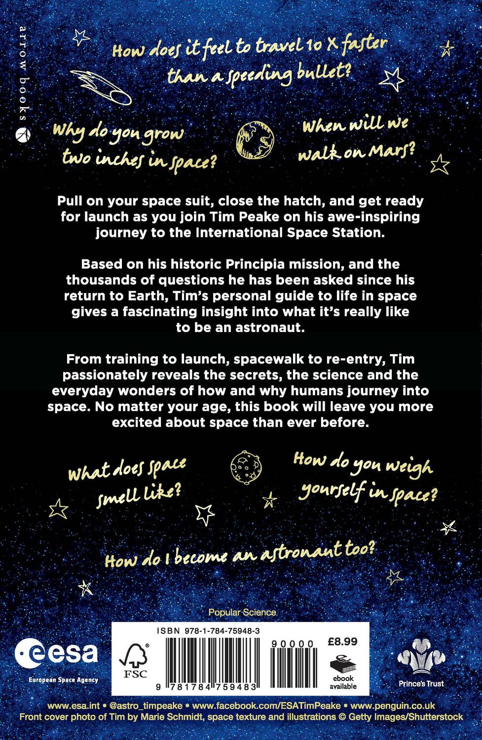 Rückseite: 9781784759483 | Ask an Astronaut | My Guide to Life in Space (Official Tim Peake Book)