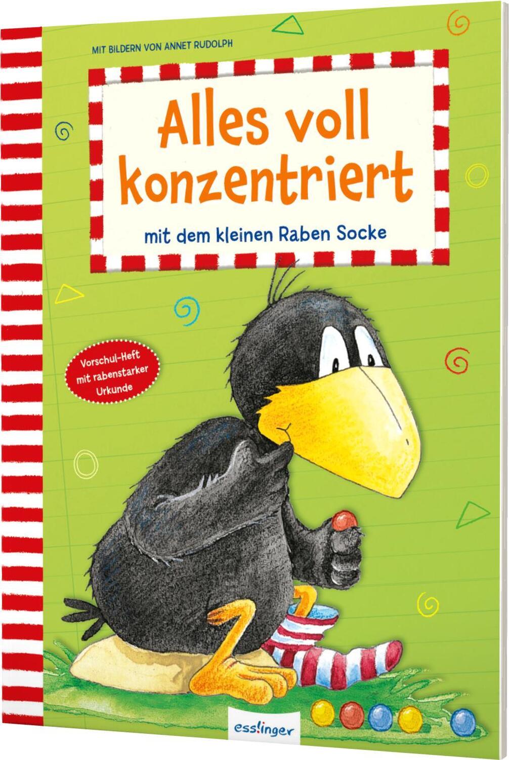 Cover: 9783480236923 | Der kleine Rabe Socke: Alles voll konzentriert mit dem kleinen...