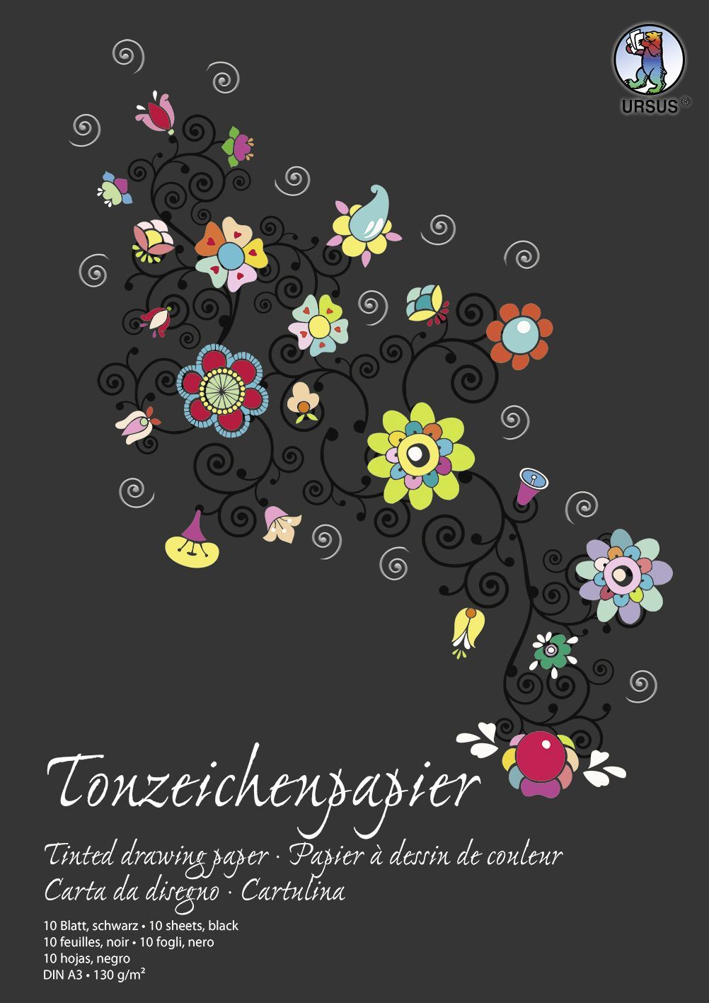 Cover: 4008525202479 | URSUS Sonderedition Tonzeichenpapier-Block Sonderedition Schwarz,...