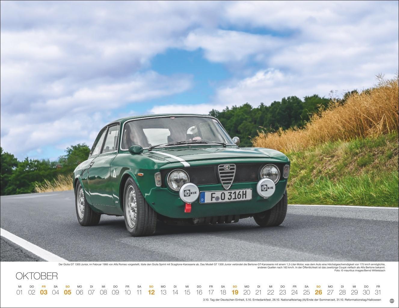 Bild: 9783756405169 | Legendäre Autos Posterkalender 2025 | Heye | Kalender | Spiralbindung