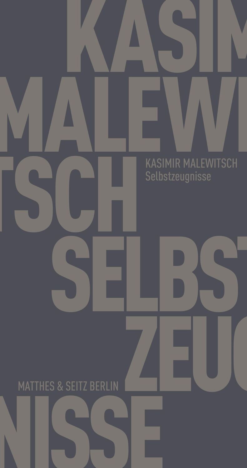 Cover: 9783957578686 | Selbstzeugnisse | Kasimir Malewitsch | Taschenbuch | 134 S. | Deutsch