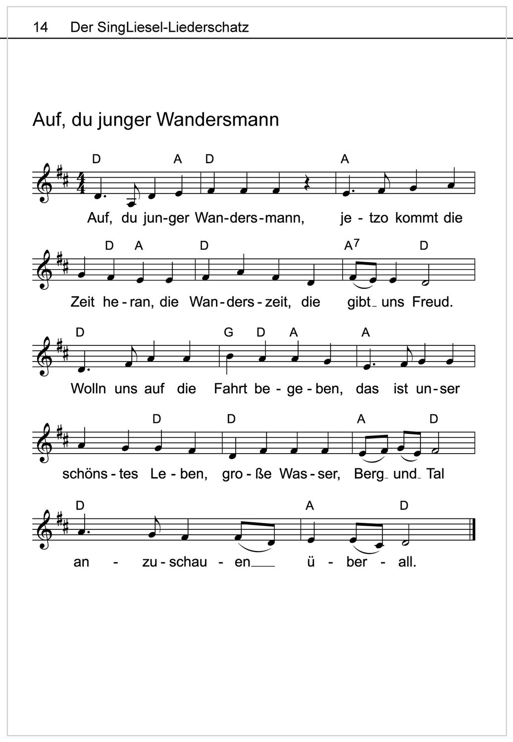 Bild: 9783944360218 | Die schönsten Volkslieder - Das Liederbuch | SingLiesel Verlag | Buch