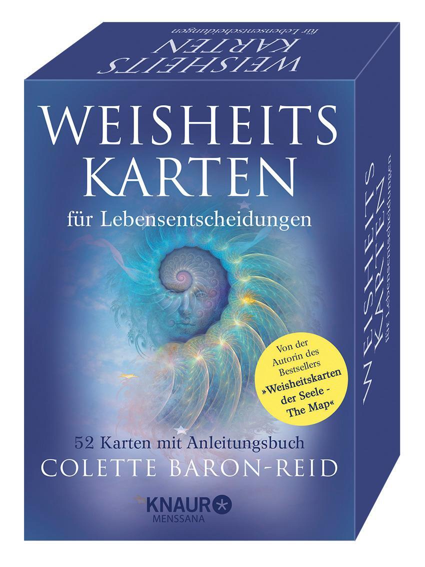 Cover: 9783426657942 | Weisheitskarten für Lebensentscheidungen | Colette Baron-Reid | Buch