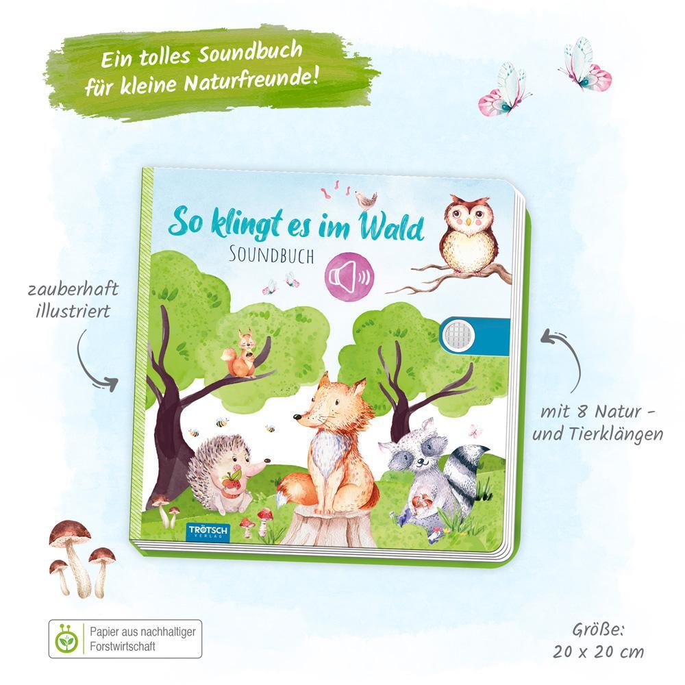 Bild: 9783965528352 | Trötsch Soundbuch So klingt es im Wald | Trötsch Verlag | Buch | 8 S.
