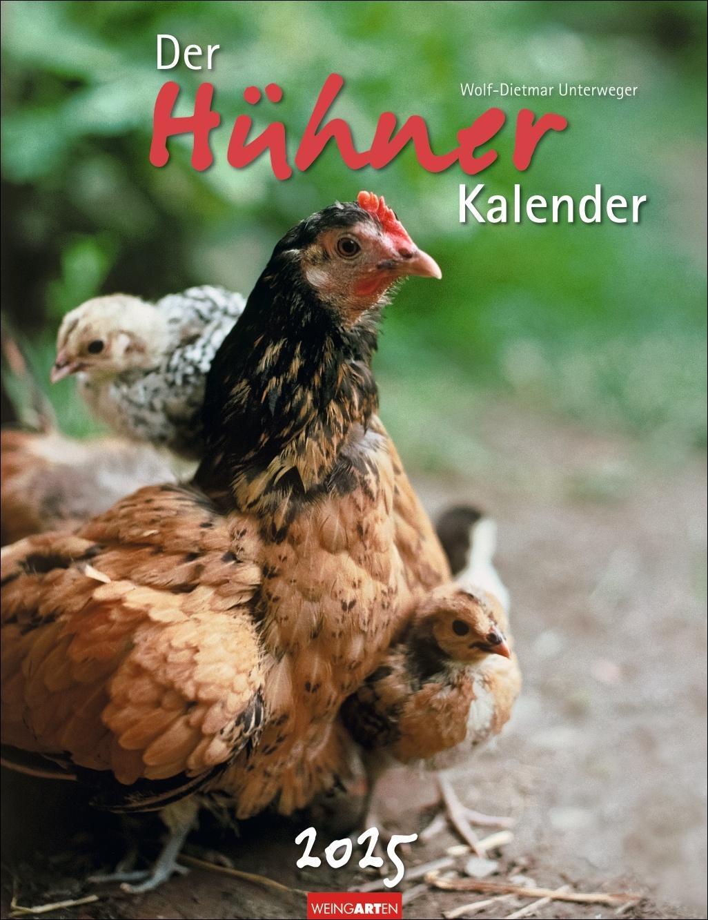 Cover: 9783839900475 | Der Hühnerkalender 2025 | Kalender | Spiralbindung | 14 S. | Deutsch