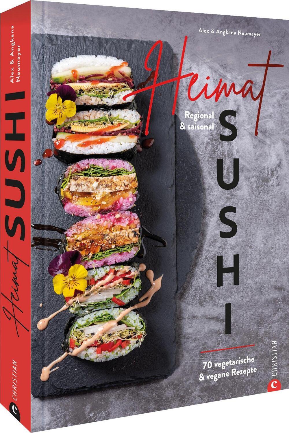 Cover: 9783959616409 | Heimat-Sushi | Regional & saisonal. 70 vegetarische & vegane Rezepte