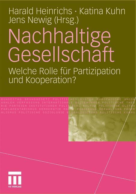 Cover: 9783531178400 | Nachhaltige Gesellschaft | Harald Heinrichs (u. a.) | Taschenbuch