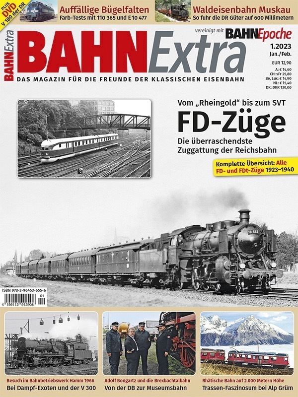 Cover: 9783964536556 | FD-Züge 1923 - 1940 (Ausgabe 1/2023) | Bahn Extra 1/2023 | Broschüre