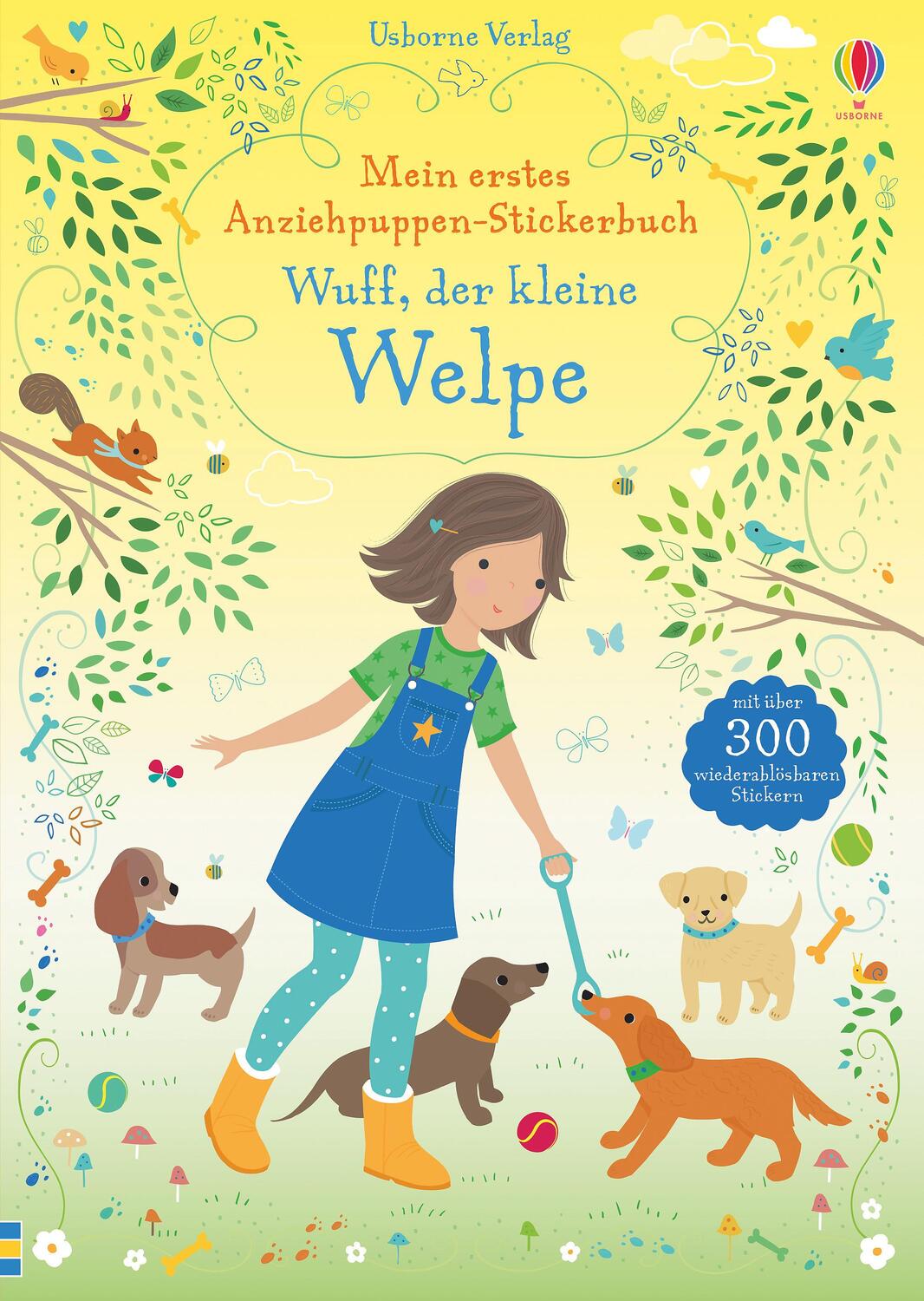 Cover: 9781789412680 | Mein erstes Anziehpuppen-Stickerbuch: Wuff, der kleine Welpe | Watt