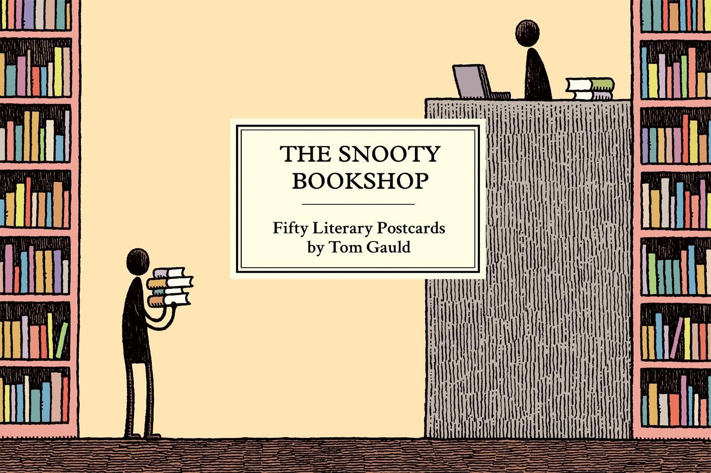 Cover: 9781770462977 | The Snooty Bookshop: Fifty Literary Postcards by Tom Gauld | Tom Gauld