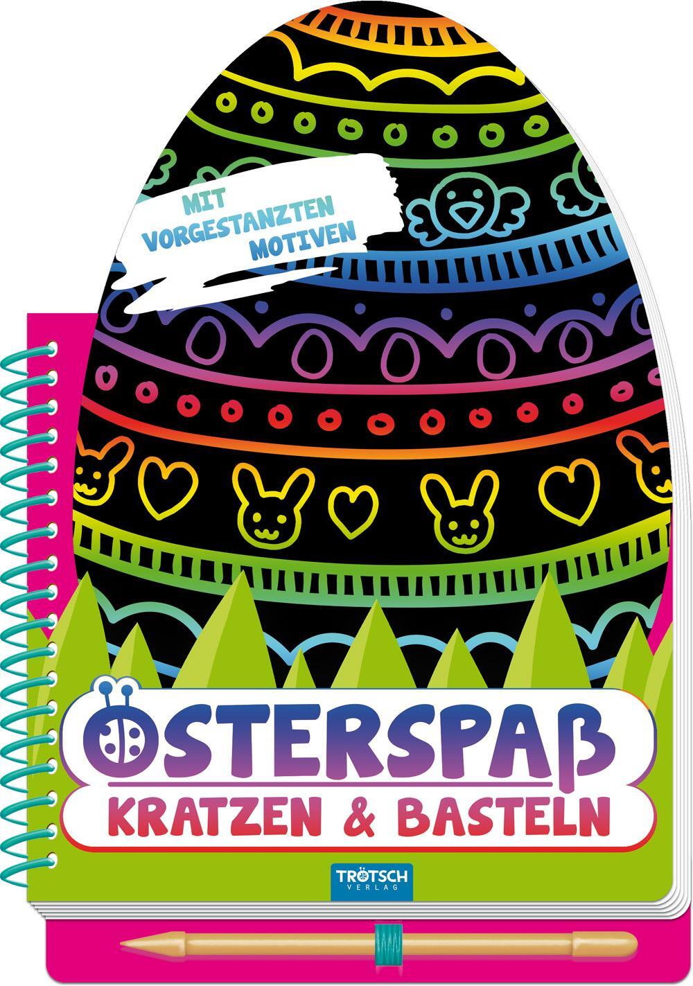 Cover: 9783957749819 | Trötsch Osterspass Kratzen & Basteln | mit 5 Kratzseiten | Verlag