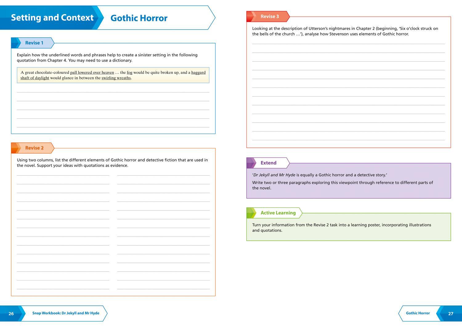 Bild: 9780008355296 | Dr Jekyll and Mr Hyde: AQA GCSE 9-1 English Literature Workbook | Gcse