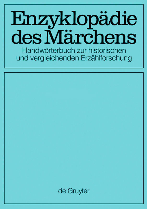 Enzyklopädie des Märchens [7-15], 9 Teile - Ranke, Kurt