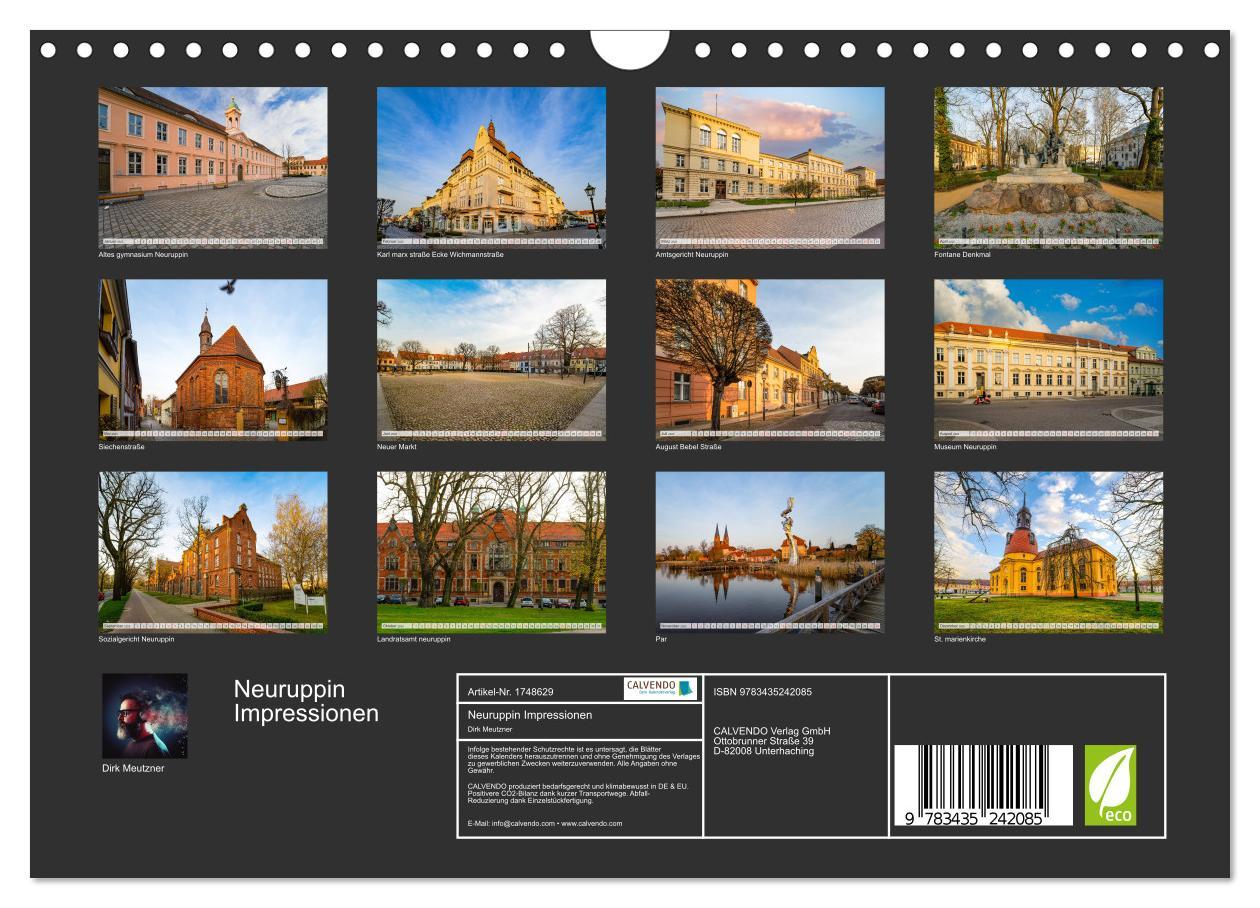 Bild: 9783435242085 | Neuruppin Impressionen (Wandkalender 2025 DIN A4 quer), CALVENDO...