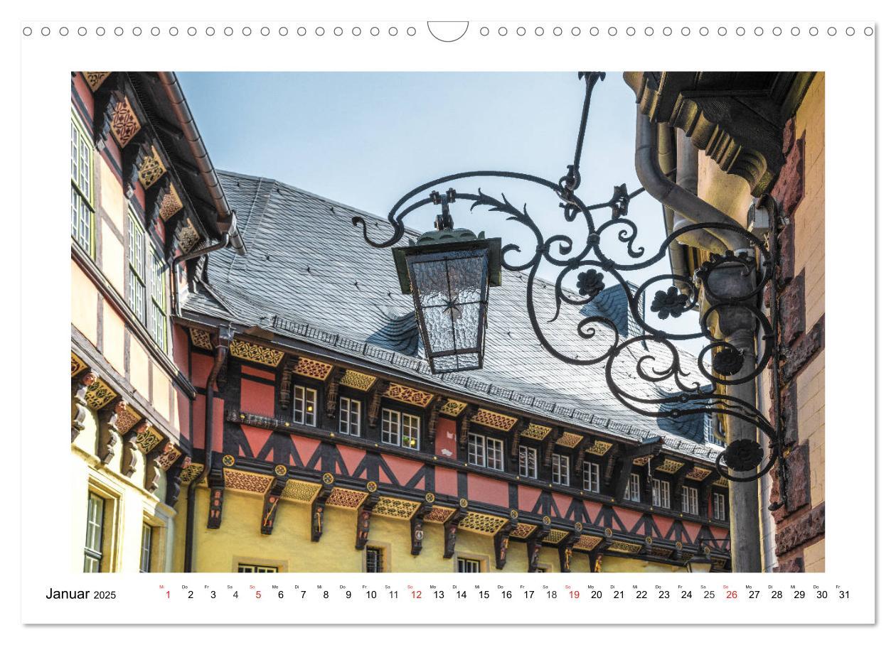 Bild: 9783435235933 | Wernigerode - Die Fachwerkstadt im Harz (Wandkalender 2025 DIN A3...