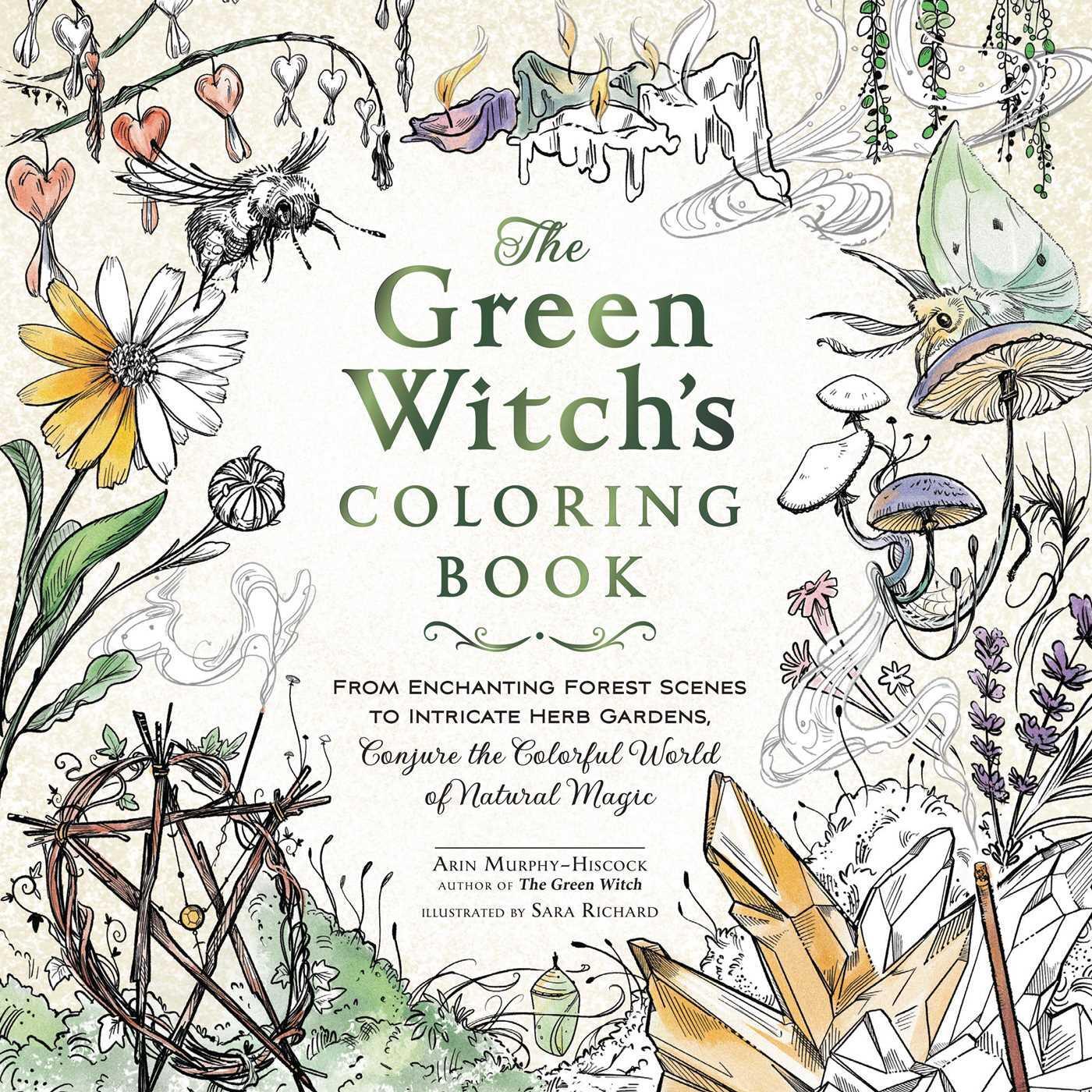 Bild: 9781507221068 | The Green Witch's Coloring Book | Arin Murphy-Hiscock | Taschenbuch