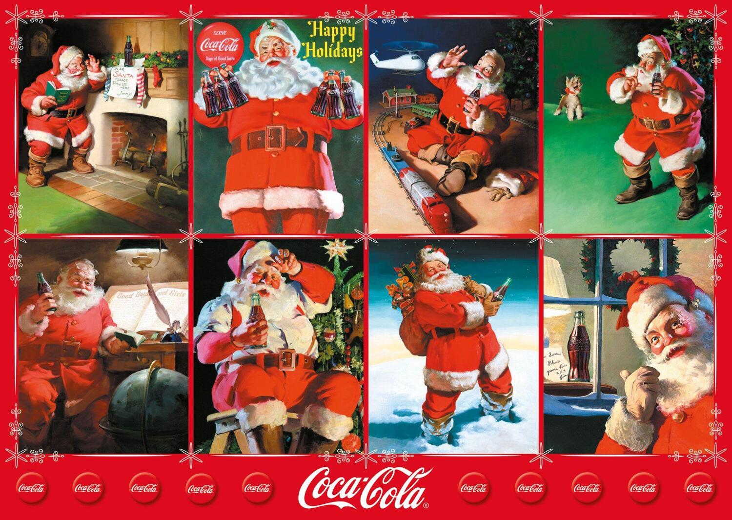 Bild: 4001504599560 | Coca Cola - Santa Claus. 1.000 Teile | Erwachsenenpuzzle | Spiel