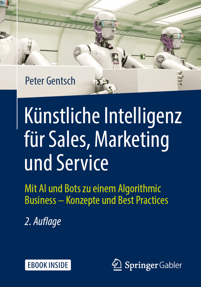 Cover: 9783658253752 | Künstliche Intelligenz für Sales, Marketing und Service, m. 1 Buch,...