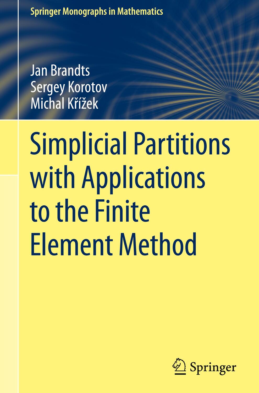 Cover: 9783030556761 | Simplicial Partitions with Applications to the Finite Element Method