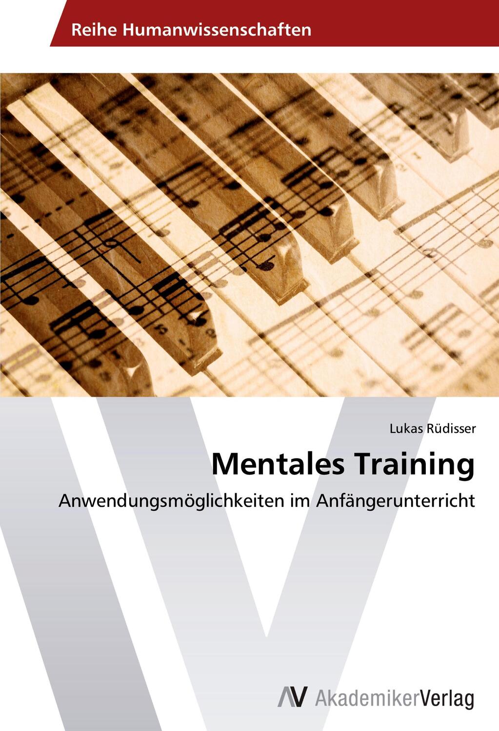 Cover: 9783639394481 | Mentales Training | Anwendungsmöglichkeiten im Anfängerunterricht