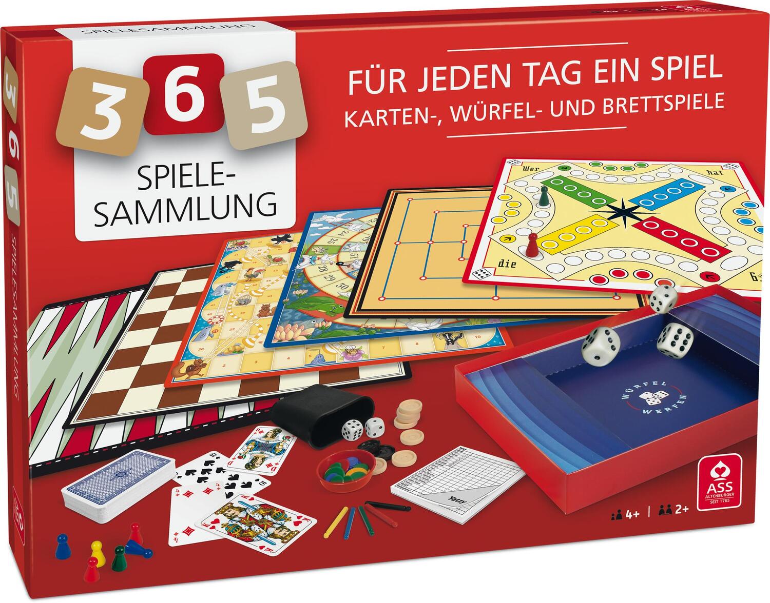 Cover: 4042677013453 | Spielesammlung 365 Spielmöglichkeiten | GmbH | Spiel | 22501345 | 2018