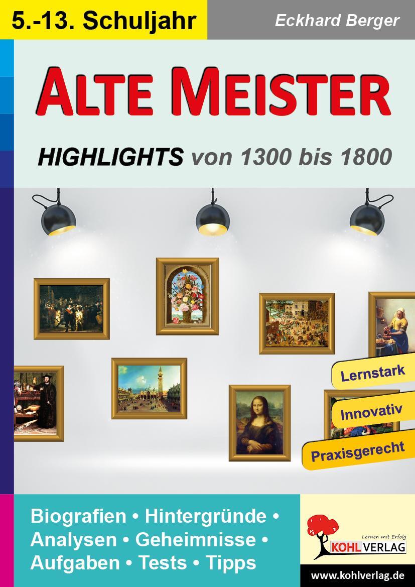 Cover: 9783985581887 | Alte Meister | Highlights von 1300 bis 1800 | Eckhard Berger | Buch