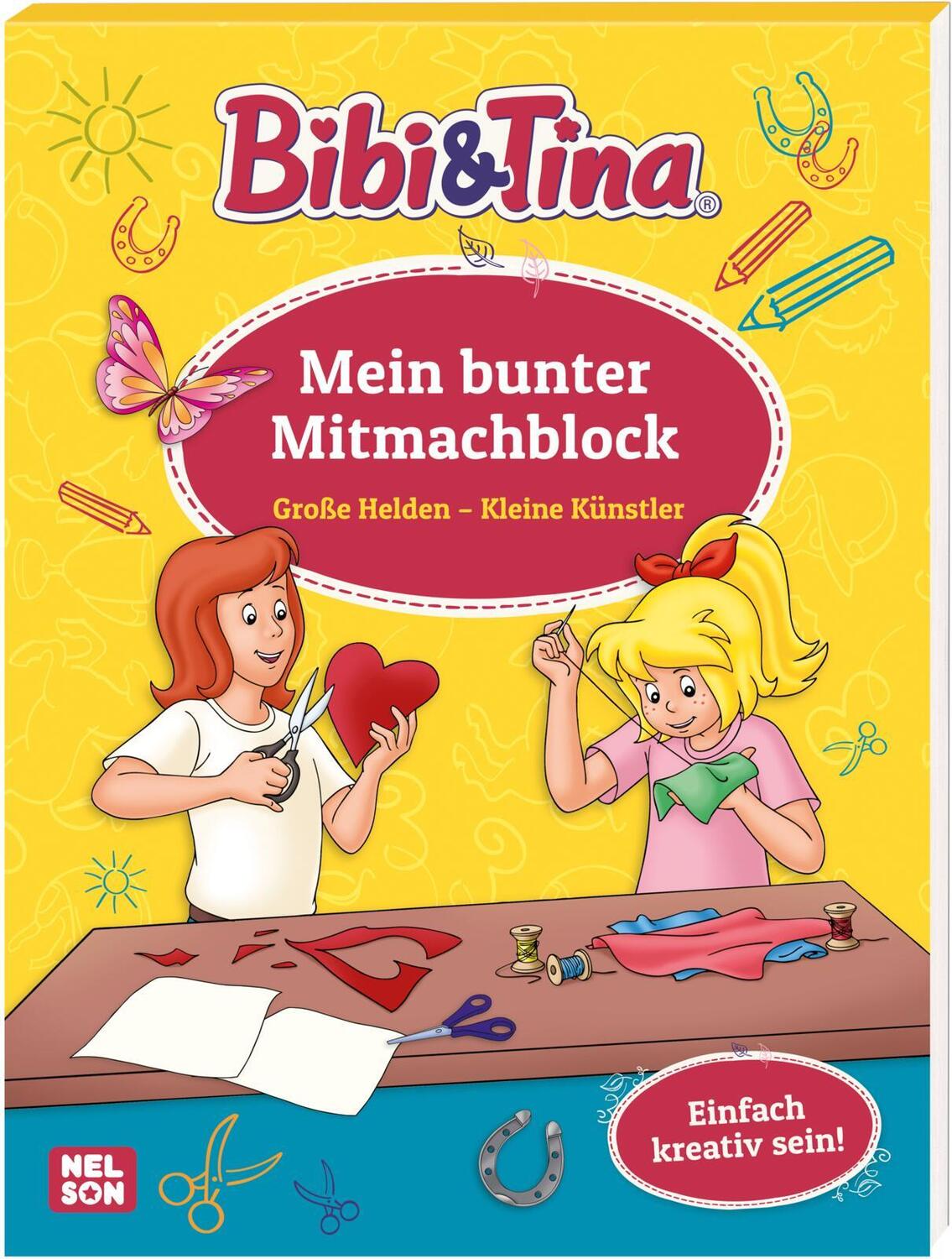Cover: 9783845121345 | Bibi &amp; Tina: Große Helden - Kleine Künstler: Mein bunter Mitmachblock