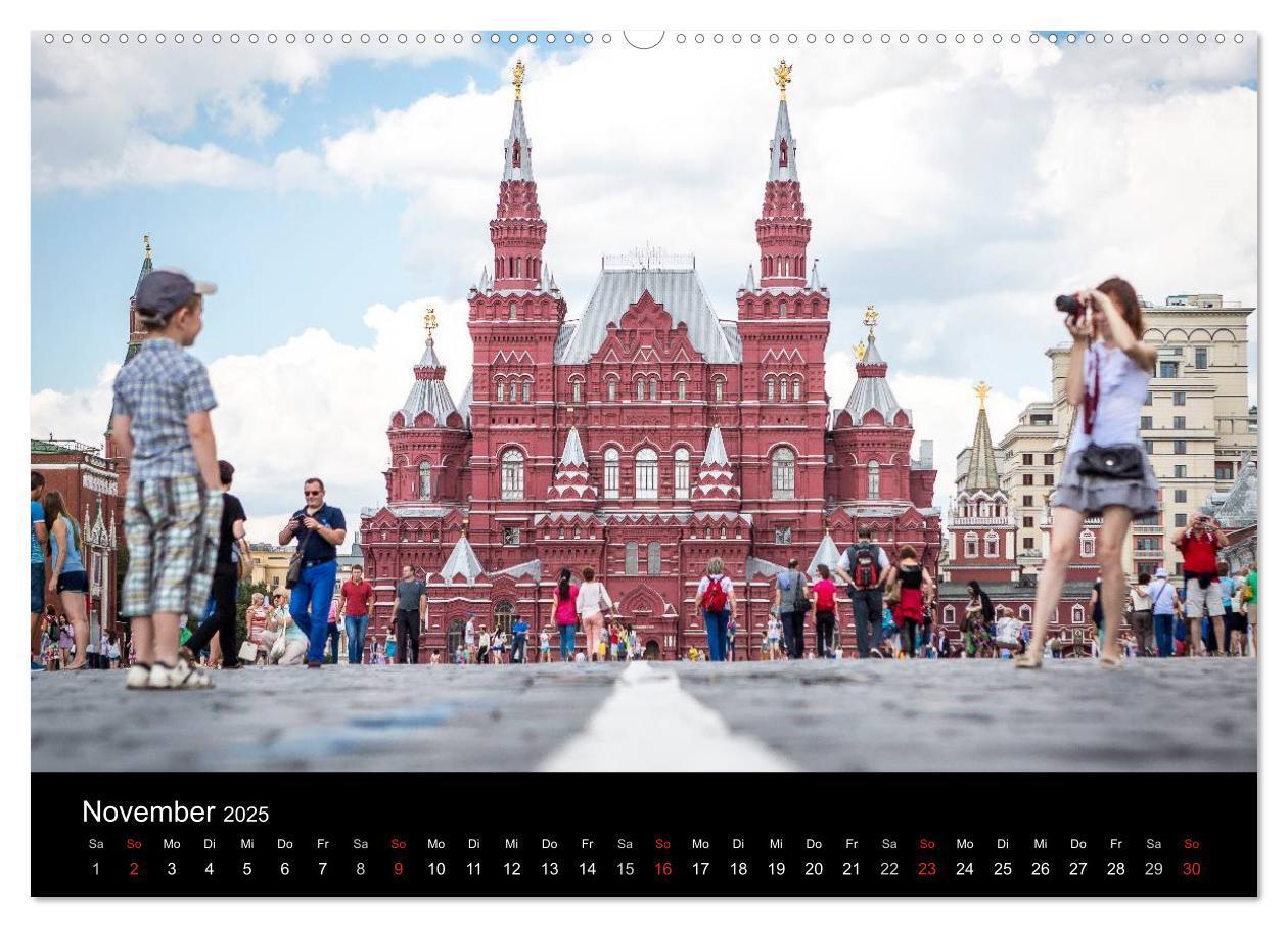 Bild: 9783435643882 | Moskau 2025 (Wandkalender 2025 DIN A2 quer), CALVENDO Monatskalender