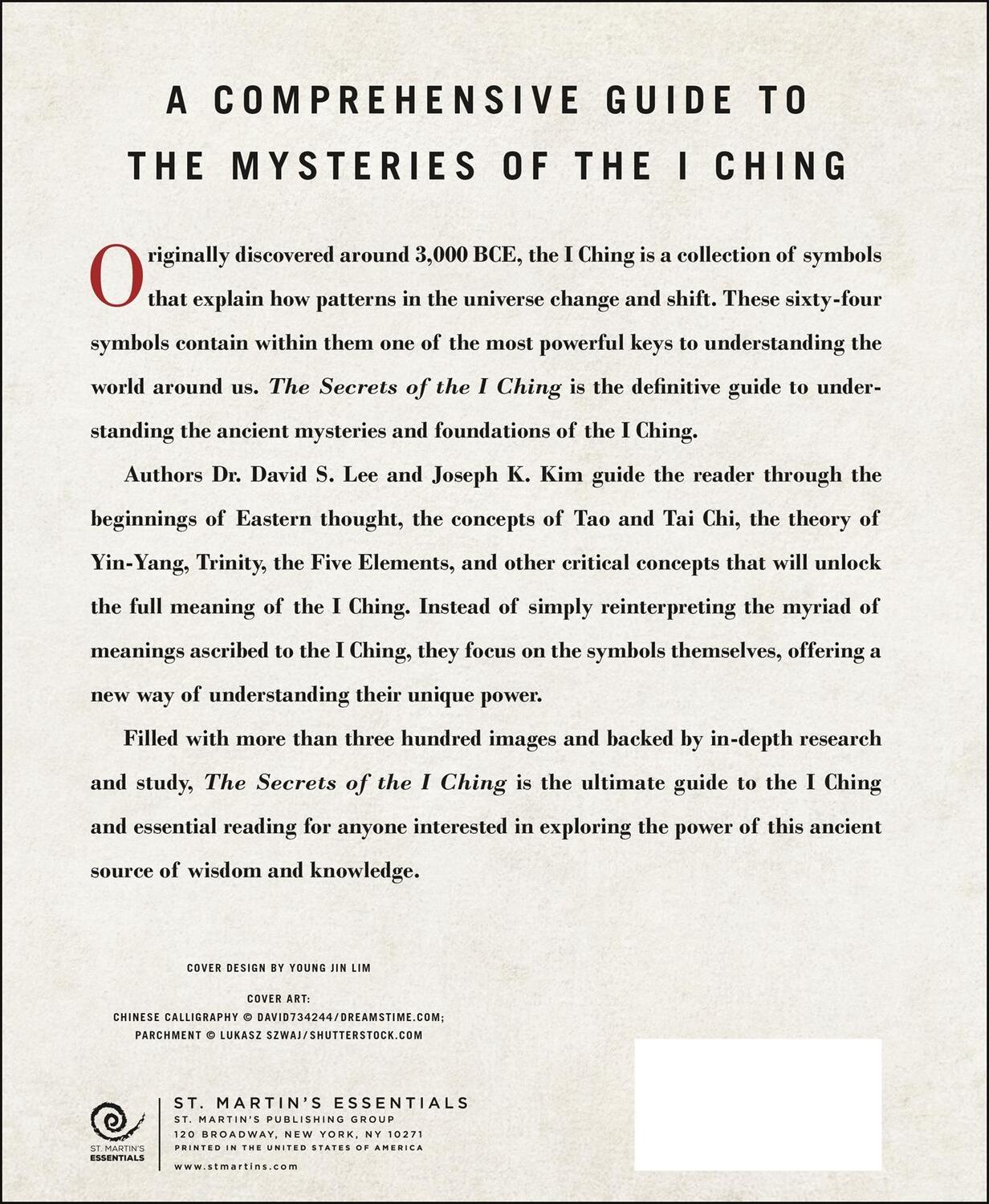 Rückseite: 9781250896476 | The Secrets of the I Ching: Ancient Wisdom and New Science | Kim