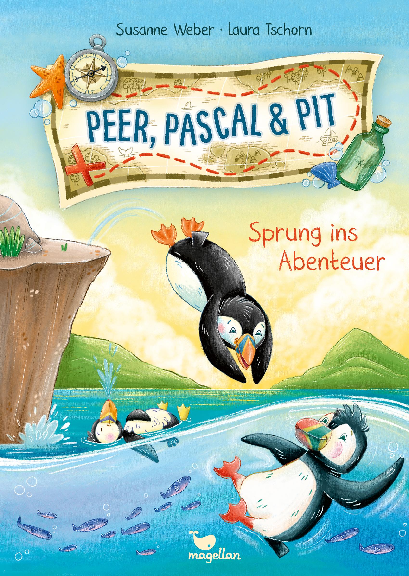 Cover: 9783734828713 | Peer, Pascal und Pit - Sprung ins Abenteuer | Susanne Weber | Buch